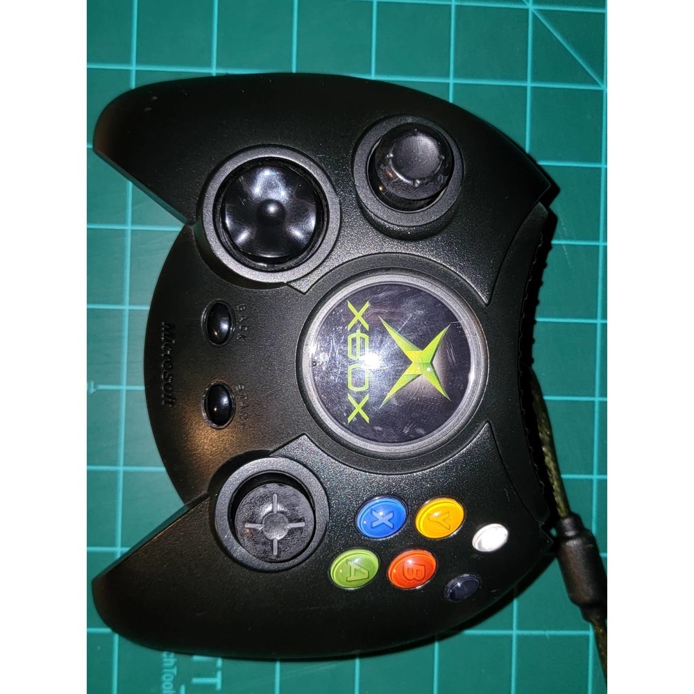 Microsoft Xbox Controller~Fat Duke~X08-17160 OEM Original W/Break-away Tested! - Picture 2 of 3